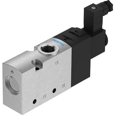 Festo 3/2-Way, Closed, Monostable Pneumatic Solenoid Valve - Electrical G 3/8 VUVS Series 24V dc [VUVS-L30-M32C-MD-G38-F8-1C1+G]; 651-623
