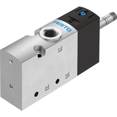 Festo 3/2 Open, Monostable Pneumatic Solenoid Valve - Electrical NPT 3/8 VUVS Series [VUVS-LT30-M32U-MD-N38-F8]; 651-629