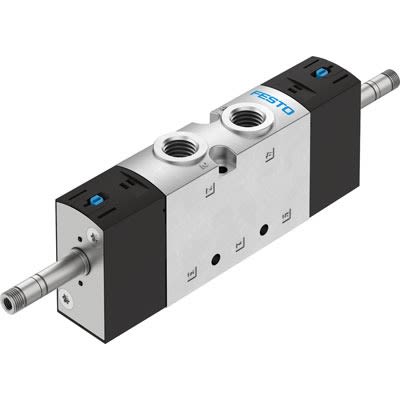 Festo 2x3/2-Way, Monostable, Open/Closed Pneumatic Solenoid Valve - Electrical NPT 3/8 VUVS Series [VUVS-LT30-T32H-MD-N38-F8]; 651-630