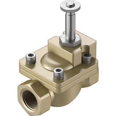 Festo 2/2-Way, Closed, Monostable Pneumatic Solenoid Valve - Electrical NPT 1-1/4 VZWM Series [VZWM-L-M22C-N114-F5]; 651-652