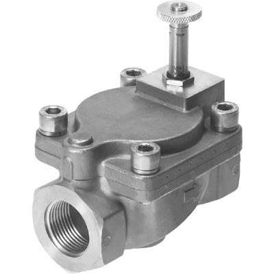 Festo 2/2-Way, Closed, Monostable Pneumatic Solenoid Valve - Electrical NPT 1/2 VZWM Series [VZWM-L-M22C-N12-F5-R1]; 651-653