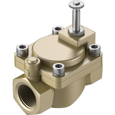 Festo 2/2-Way, Closed, Monostable Pneumatic Solenoid Valve - Electrical NPT 1 VZWM Series [VZWM-L-M22C-N1-F4]; 651-654