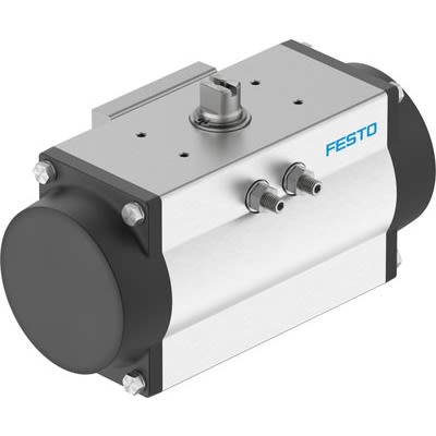 Festo DFPD Series 8 bar Single Action Pneumatic Rotary Actuator, 90° Rotary Angle, 160mm Bore [DFPD-N-160-RP-90-RS35-F07-R3-C]; 651-859