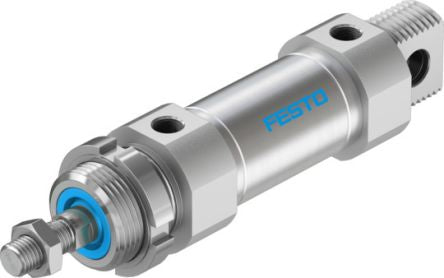 Festo Pneumatic Piston Rod Cylinder - 5249367, 32mm Bore, 20mm Stroke, DSNU Series, Double Acting [DSNU-32-20-P-A]; 651-871