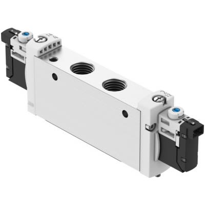 Festo 5/2 Bistable Pneumatic Solenoid Valve - Electrical G 1/4 VUVG Series 24V dc [VUVG-L18-B52-T-G14-1H2L-W1]; 651-991