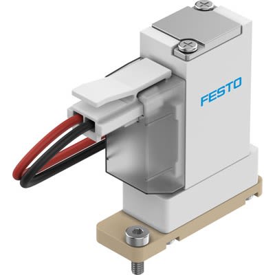 Festo 2/2-Way, Closed, Monostable Pneumatic Solenoid Valve - Electrical VYKB Series 12V dc [VYKB-F10-M22C-16-PF-5HPA]; 652-058