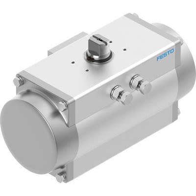 Festo DFPD Series 8 bar Single Action Pneumatic Rotary Actuator, 90° Rotary Angle, 240mm Bore [DFPD-N-240-RP-90-RS30-F0710-R3-EP]; 652-098