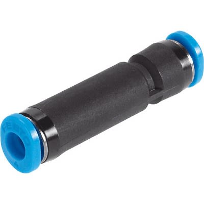 Festo QSMK Series Push-in Fitting, 1/8 in to Push In 1/8 in, Tube-to-Tube Connection Style, 190592 [QSMK-1/8T-U]; 652-109