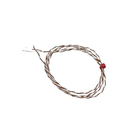 RS PRO Type Type T Thermocouple 0.3m Length, 1/0.2mm Diameter, -75°C → +260°C [0]; 652-749