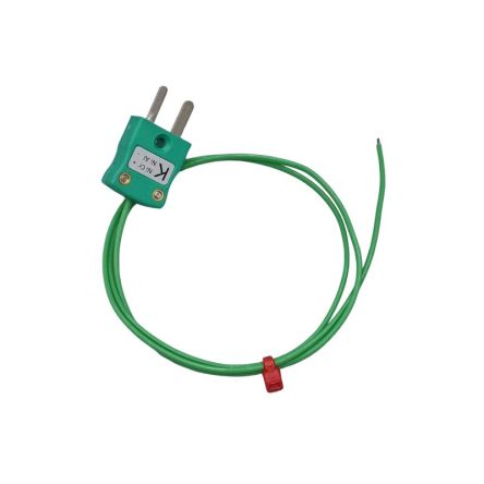 RS PRO Type Type K Thermocouple 0.3m Length, 1/0.3mm Diameter, -75°C → +260°C [0]; 652-776