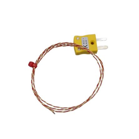 RS PRO Type Type K Thermocouple 0.3m Length, 1/0.2mm Diameter, -75°C → +250°C [0]; 652-783