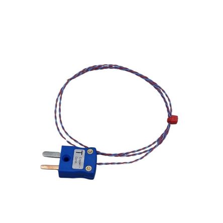 RS PRO Type Type T Thermocouple 0.3m Length, 1/0.3mm Diameter, -75°C → +250°C [0]; 652-786