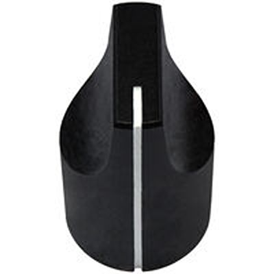 Vishay 16mm Black Potentiometer Knob for 6mm Shaft Screw Fix, ACCKMP1627NLP6 [ACCKMP1627NLP6]; 653-011