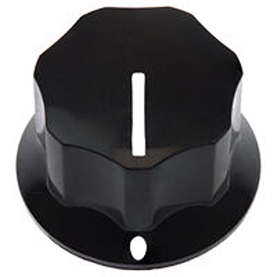 Vishay 20mm Black Potentiometer Knob for 1/4in Shaft Screw Fix, ACCKPS2015NLR14 [ACCKPS2015NLR14]; 653-046