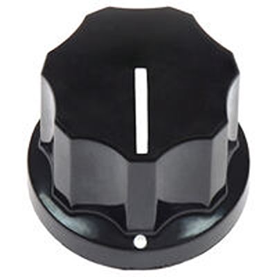 Vishay 16.6mm Black Potentiometer Knob for 1/4in Shaft Screw Fix, ACCKPS1715NLT14 [ACCKPS1715NLT14]; 653-048