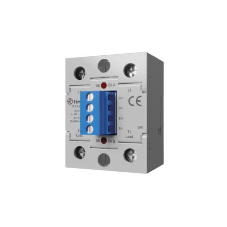 Finder 77 Series Series Solid State Relay, 25 A Load, DIN Rail Mount, 600 V ac/dc Load, 230 V ac/dc Control [77.A2.9.024.8671]; 653-387