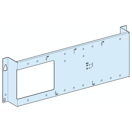 Schneider Electric LVS Series Sheet Steel Mounting Plate for Use with Enclosure, 600 x 150mm [LVS03040]; 653-811