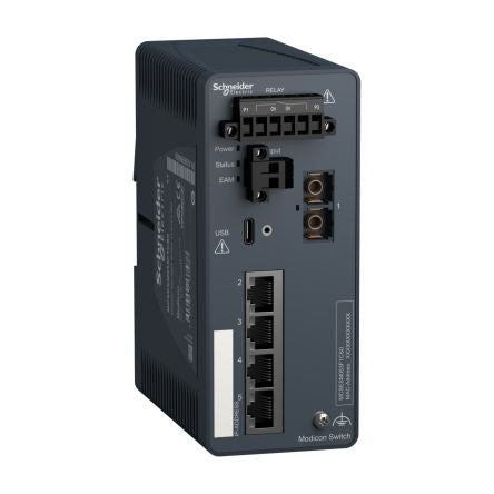 Schneider Electric MCSESM053F1CS0, Managed Switch 5 Port Network Switch [MCSESM053F1CS0]; 653-836
