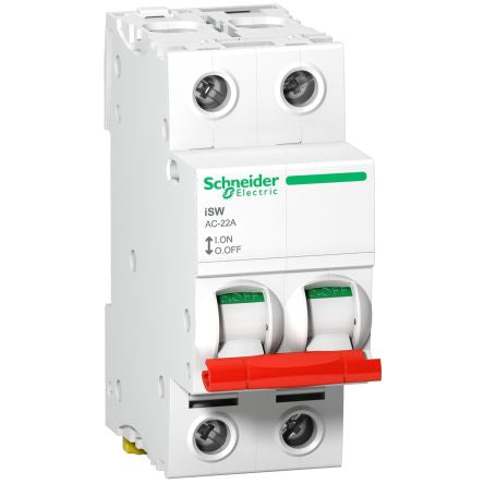 Schneider Electric Fuse Switch Disconnector, 2 Pole, 125A Max Current [A9S66292]; 653-865