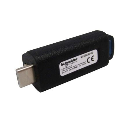 Schneider Electric Straight, Plug-In- Single Port Type Type C IP20 USB Connector [MCSEAM0100]; 653-940