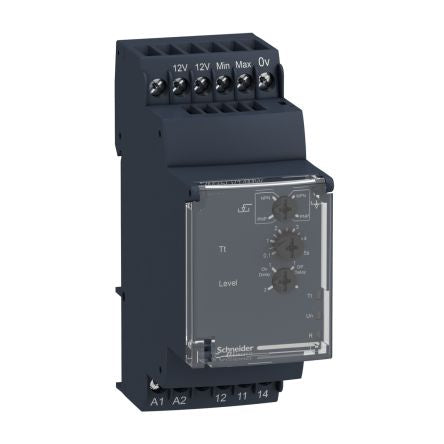 Schneider Electric Liquid Level Monitoring Relay, DPDT, DIN Rail [RM35LV14MW]; 653-950