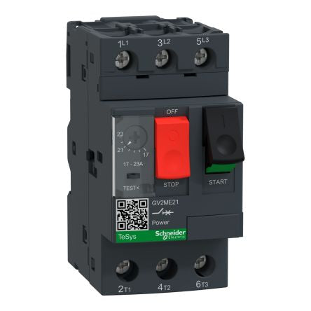 Schneider Electric 23 A TeSys Deca Motor Protection Unit [GV2ME21TQ]; 654-032