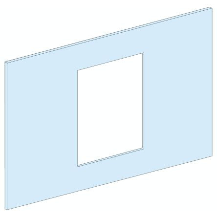 Schneider Electric LVS Series Sheet Steel Front Plate for Use with Enclosure, 350 x 500mm [LVS03701]; 654-047