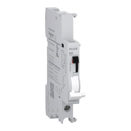 Schneider Electric Auxiliary Contact, 1 Contact, 1 C/O, Clip-On, Multi9 M9A [M9A26917]; 654-065