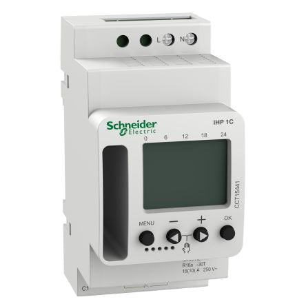Schneider Electric Digital Time Switch 230 V, 1-Channel [CCT15441]; 654-136