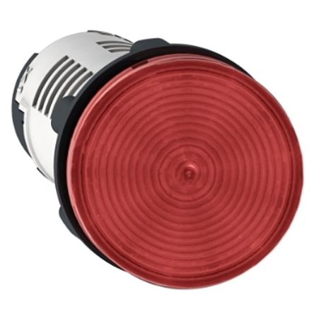 Schneider Electric, XB7, Panel Mount Red LED Pilot Light, 22mm Cutout, IP20, IP65, Round, 24V ac/dc [XB7EV04BP3]; 654-251