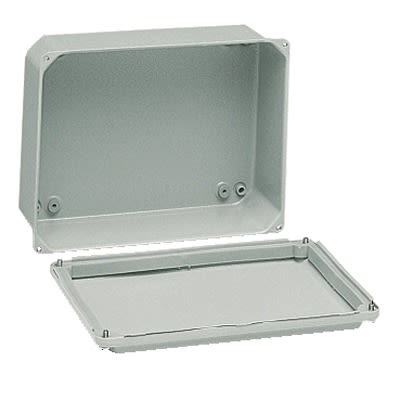 Schneider Electric NSY Series Grey Steel General Purpose Enclosure, IP55, IK07, 85 x 85 x 49mm [NSYDB88M]; 654-271
