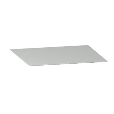 Schneider Electric NSY Series Steel Roof Plate for Use with Enclosure, 1196 x 396 x 7.5mm [NSYRSF124L]; 654-402
