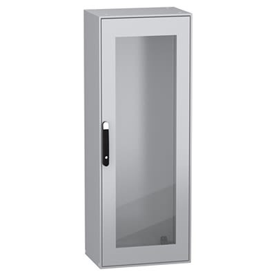 Schneider Electric NSY Series Black, Grey Sheet Steel General Purpose Enclosure, IP55, IK08, 1600 x 600 x 400mm [NSYSM16640T]; 654-416
