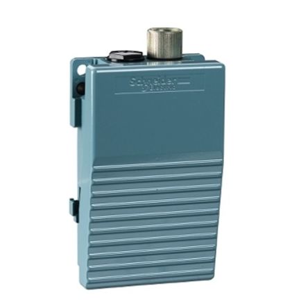 Schneider Electric 1 Step Foot Switch - Metal Case Material, 2NC+2NO, 3A Contact Current, 240V Contact Voltage [XPEM111H2]; 654-725