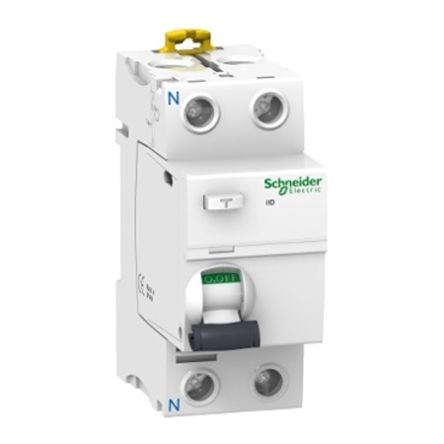 Schneider Electric Acti9 iID RCCB, 25A, 2 Pole, 300mA, Type AC, 220 → 240V ac [A9R41225]; 654-768
