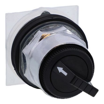 Schneider Electric Spring Return Selector Switch Head - 30mm Cutout Diameter 2 Positions [9001KS25B]; 654-785