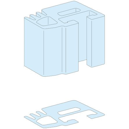 Schneider Electric LVS Series Busbar Accessories for Use with Enclosure [LVS04506]; 654-901