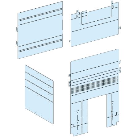 Schneider Electric LVS Series Front Plate for Use with Enclosure [LVS04852]; 654-903