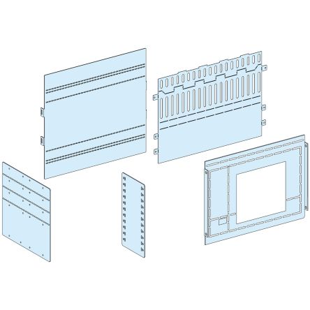 Schneider Electric LVS Series Front Plate for Use with Enclosure [LVS04861]; 654-904