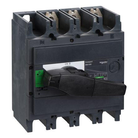 Schneider Electric Fuse Switch Disconnector, 3 Pole, 630A Max Current [31114]; 654-989