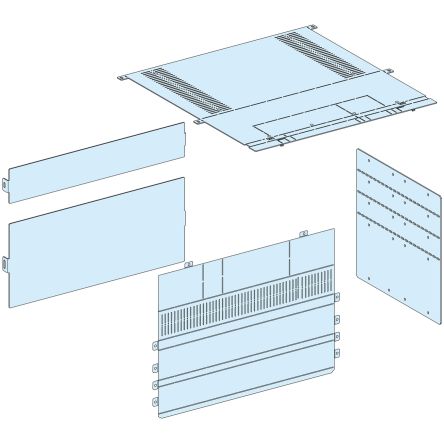 Schneider Electric LVS Series Sheet Steel Cover for Use with Enclosure, 300 x 575mm [LVS04853]; 655-073