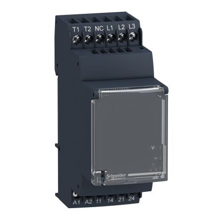 Schneider Electric Phase, Temperature Monitoring Relay, 3 Phase, DPST, DIN Rail [RM35TM50MW]; 655-203