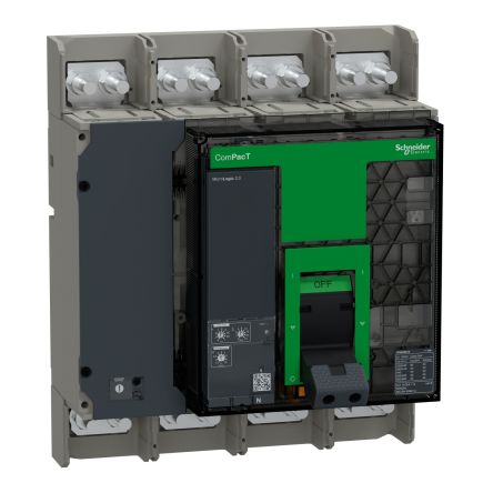 Schneider Electric, ComPacT MCCB 4P 630A, Breaking Capacity 50 kA, Fixed Mount [C063N420FM]; 655-275