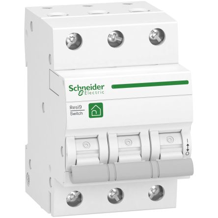 Schneider Electric Fuse Switch Disconnector, 3 Pole, 63A Max Current [R9S64363]; 655-496