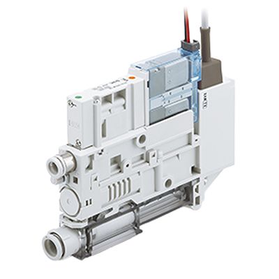 SMC Vacuum Generator, 1mm nozzle , -91kPa 56L/min, ZK2 series [ZK2A10N0NNA-08-BW]; 655-651