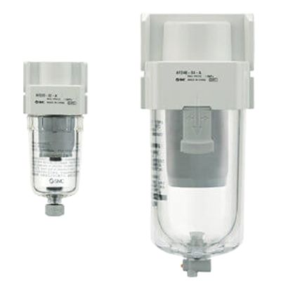 SMC 600 L/min G 1/2 Mist Separator, 0.01μm filtration, 0.05MPa to 100 bar [AFD40-F04C-A]; 655-659