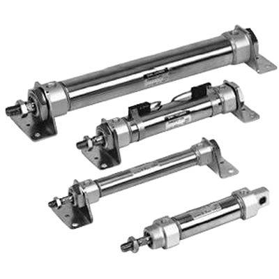 SMC Pneumatic Cylinder - CM2YB20TF-100Z, 20mm Bore, 100mm Stroke, CM2Y Series, Double Acting [CM2YB20TF-100Z]; 655-670