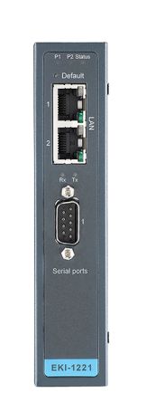 Ethernet DB-9 Male to RJ45 Female Adapter, EKI 122 [EKI-1221]; 657-027
