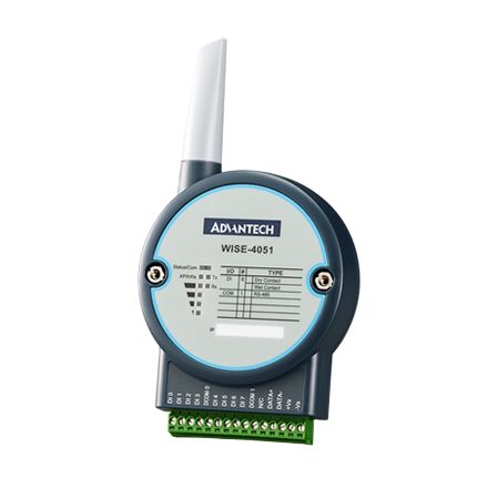 WISE 4051 Series I/O module for Use with IOT Devices, Digital, 10 → 30 V dc [WISE-4051]; 657-051