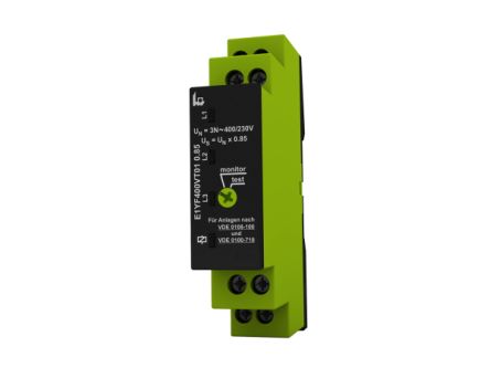 Voltage Monitoring Relay, 1, 3 Phase, SPDT, 400V ac, DIN Rail [E1YF400VT01 0.85]; 658-310